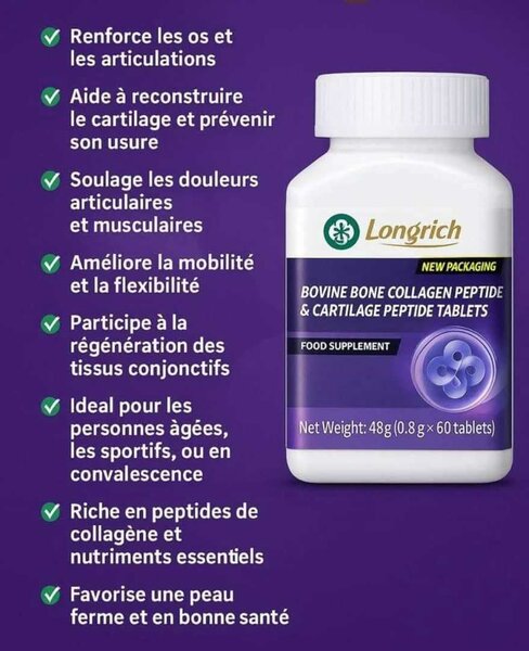 Complément collagen os