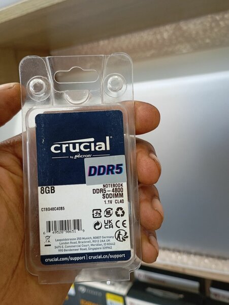 Crucial DDR5 Ram 8GB