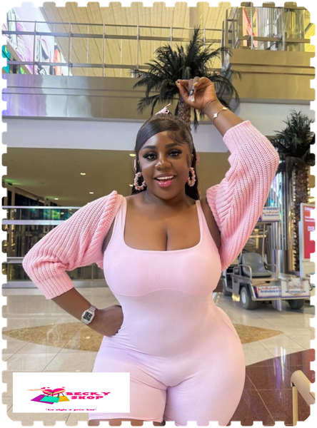 Combinaison Rose Femme Élégante