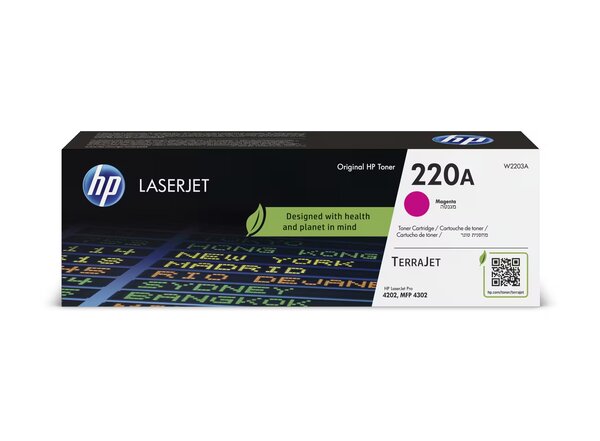 Cartouche de Toner HP 220A Magenta