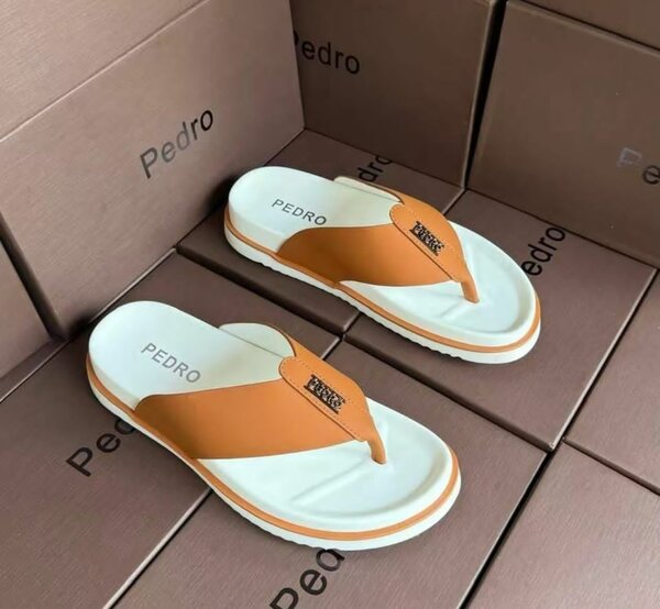 Tongs en cuir pour homme