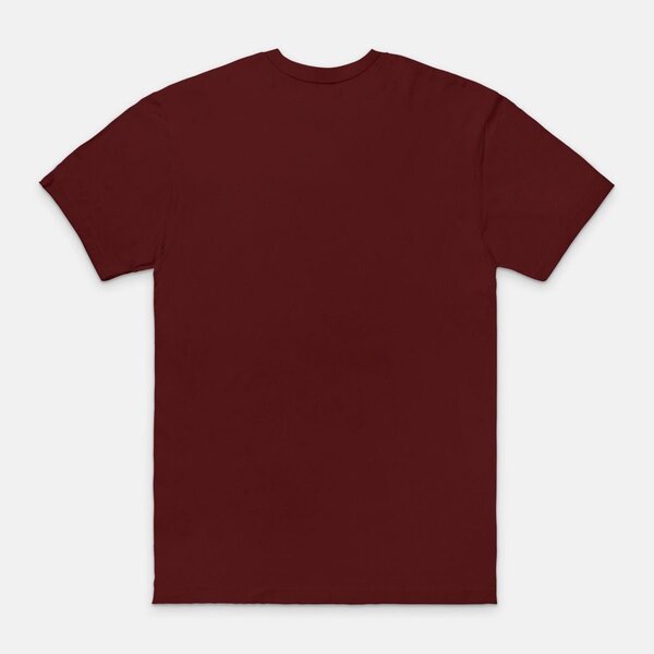 T-shirt unisexe bordeaux