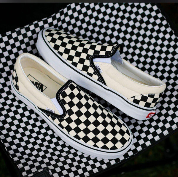 Baskets à damier tendance