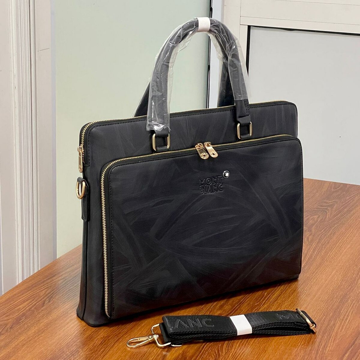 Montblanc leather corporate bags
