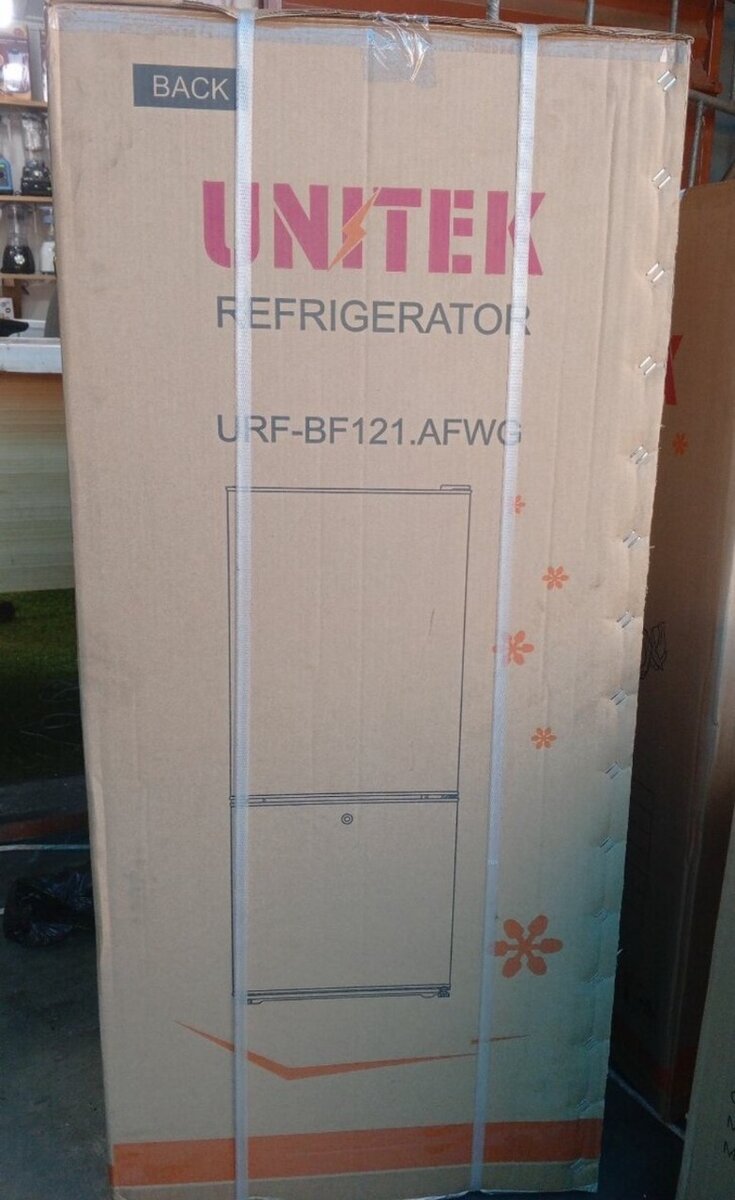 Unitek 117 litres double door fridge