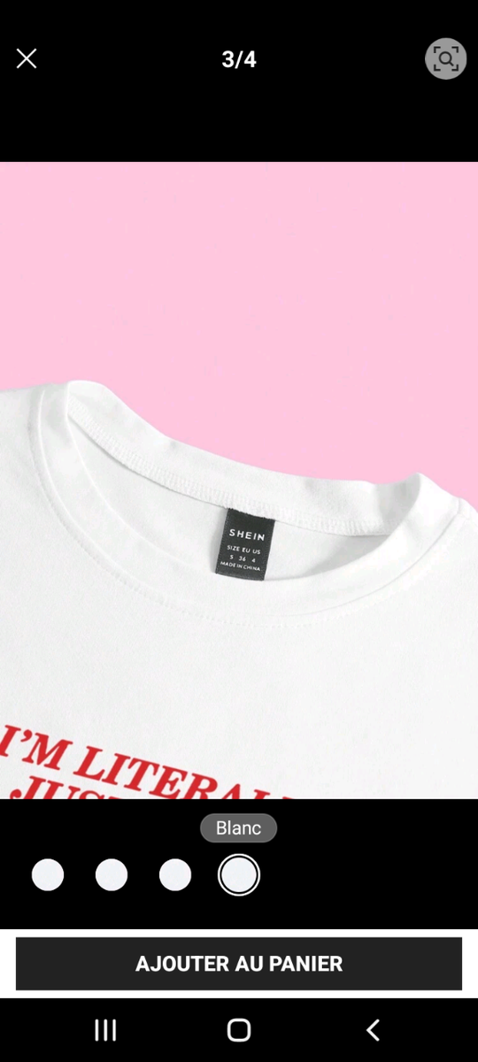 T-shirt femme imprimé tendance