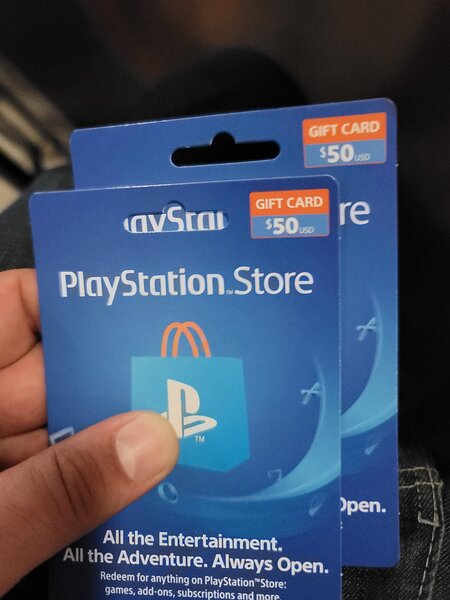 PlayStation giftcards