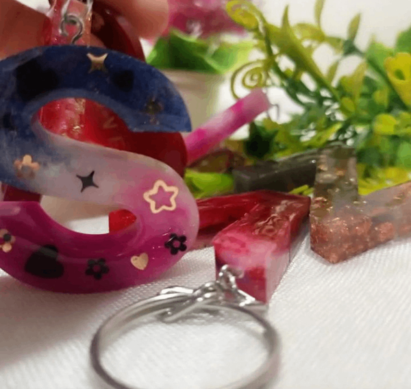 Resin keychain