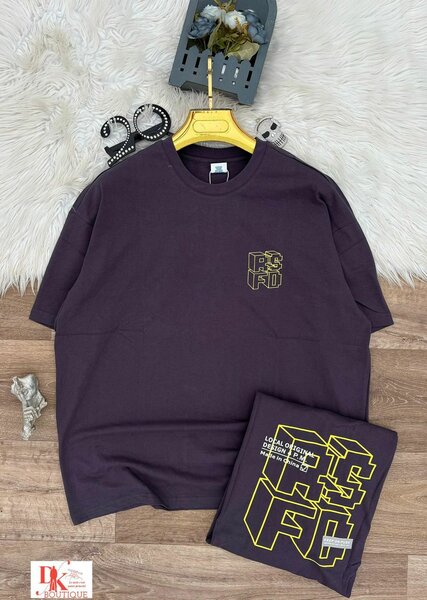 T-shirt noire tendance homme