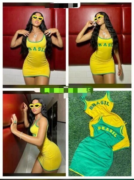 Robe moulante Brésil