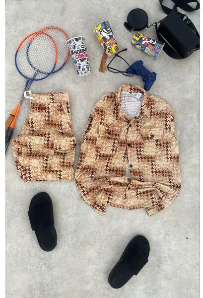 Set de Chemise et Short Stylé