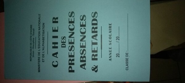 Cahier de Présences et Retards