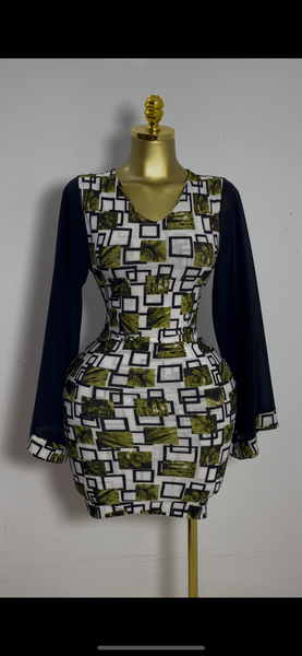 Robe imprimée chic élégante