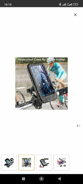 Support téléphone moto