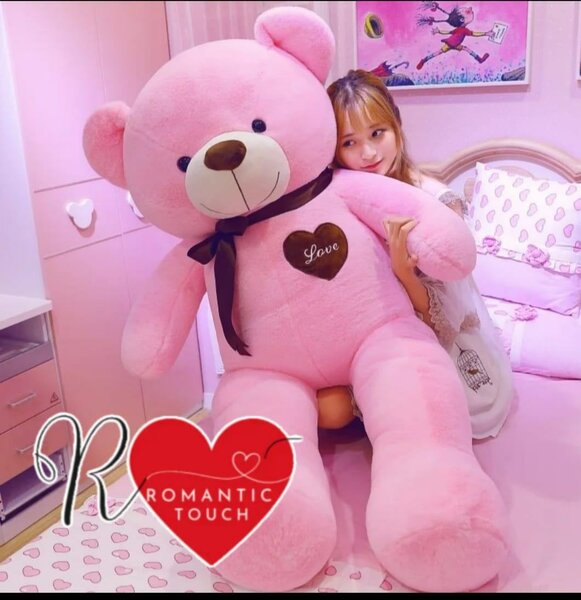 Peluche géant romantique 1m80