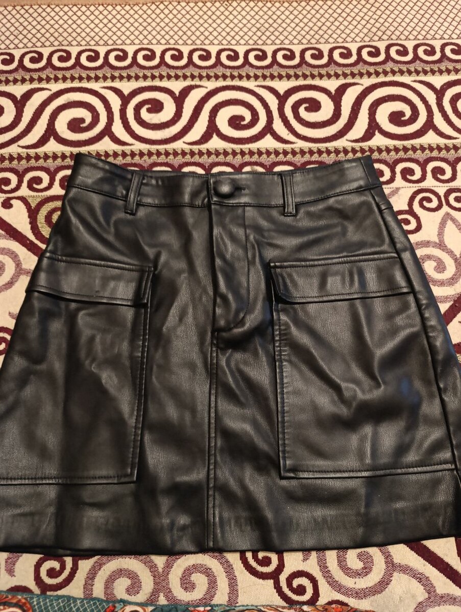 Кожаный юбка