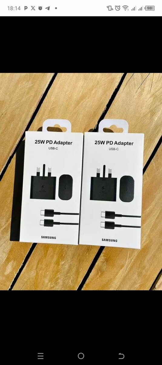 Original Type C to C 25W Samsung Data Cable