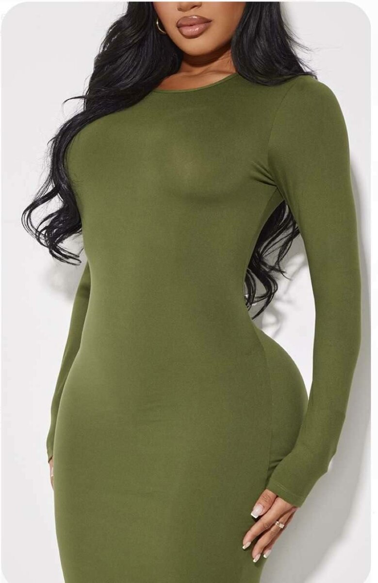 Long sleeve maxi dress