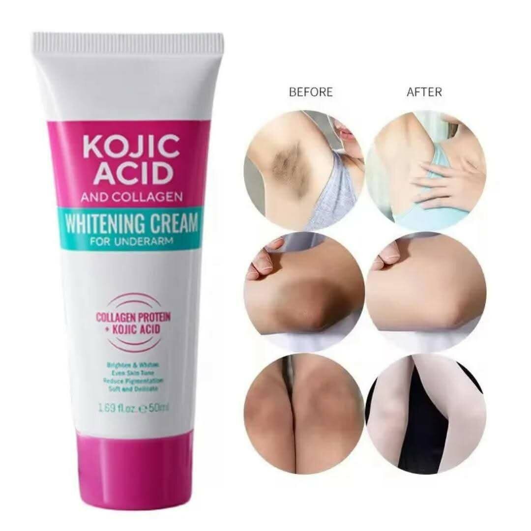 Crème au kojic et au collagène