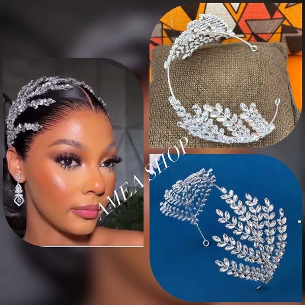 Élégant accessoire cheveux perles