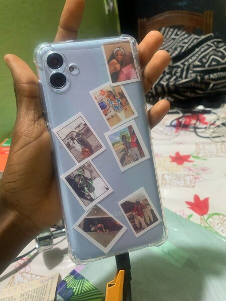 Photo de derrière le téléphone