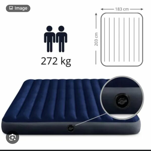 Matelas gonflable double confort