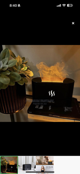 Fire flame aroma diffuser humidifier