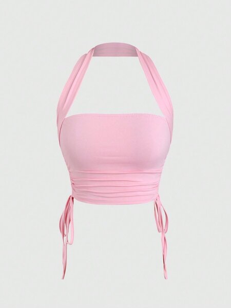 Haut court rose tendance