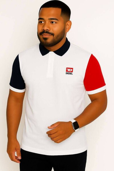 Polo homme moderne en coton