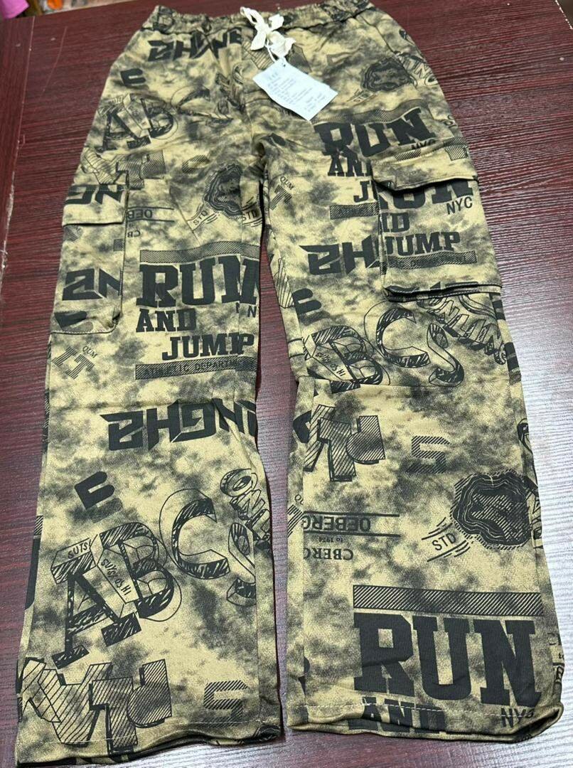 Pantalon décontracté imprimé