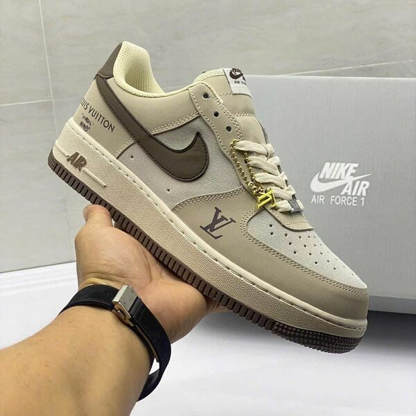 Louis Vuitton and Nike Air Force 1