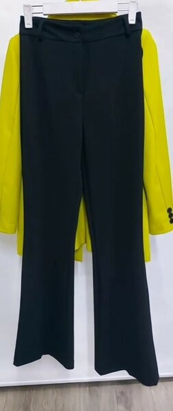 Брюки клеш черные