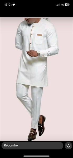 Boubou africain moderne pour homme