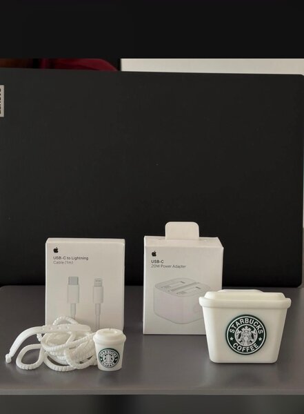 Lightning to c iPhone complete chargers and charger protecto