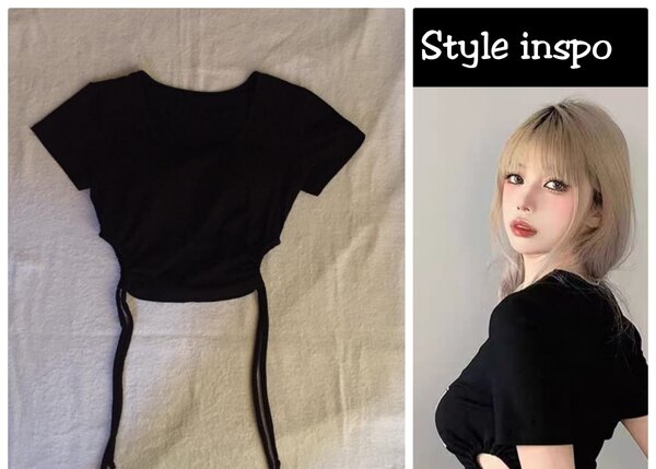 Salaula crop tops and tops