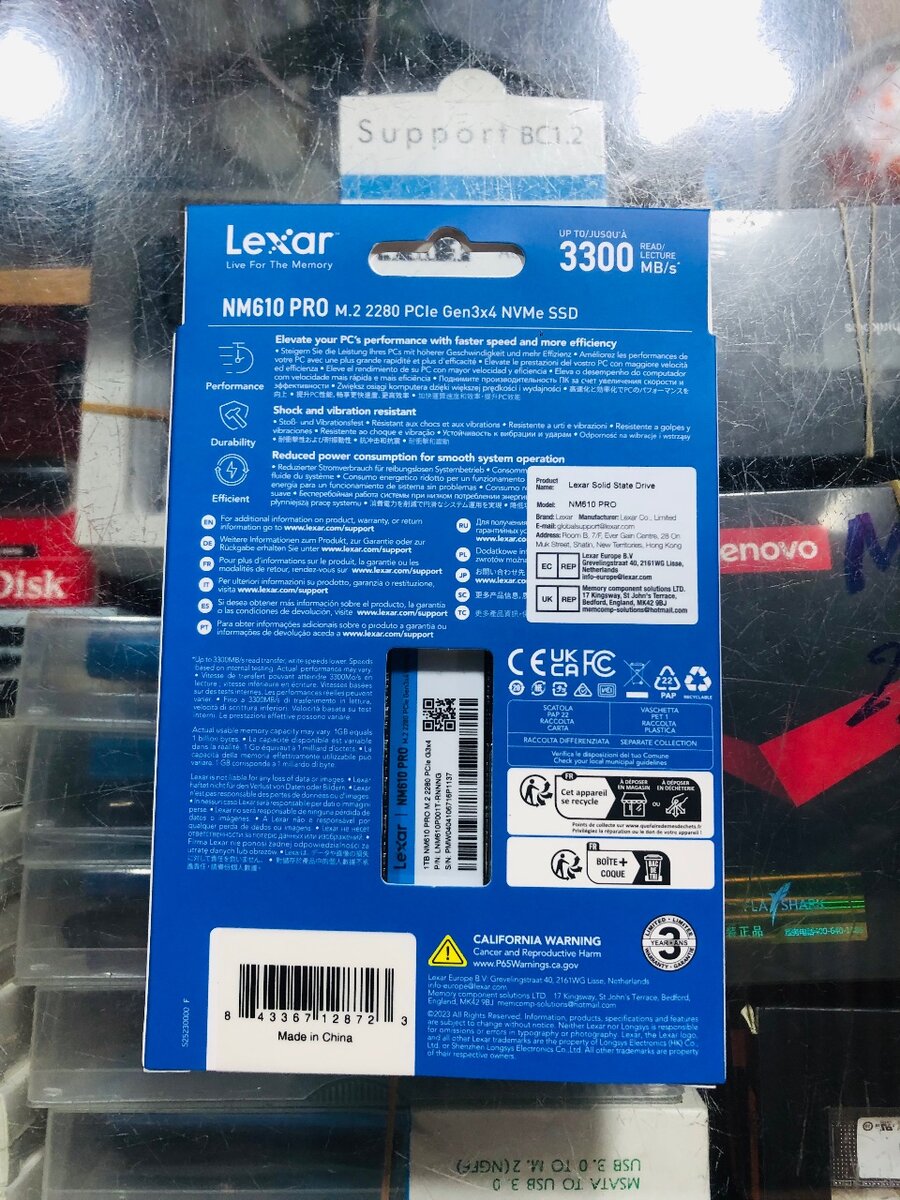Lexar NM610 PRO NVMe SSD 1TB
