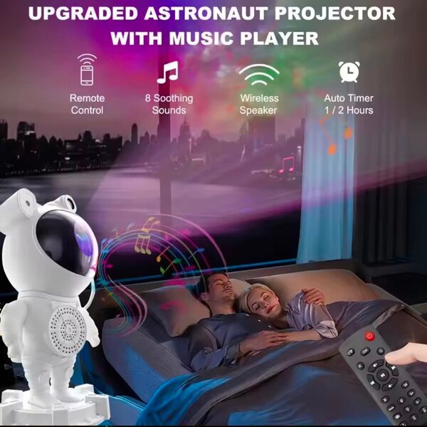 Astronaut Starry light projector + speaker