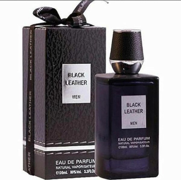 Black leather perfume