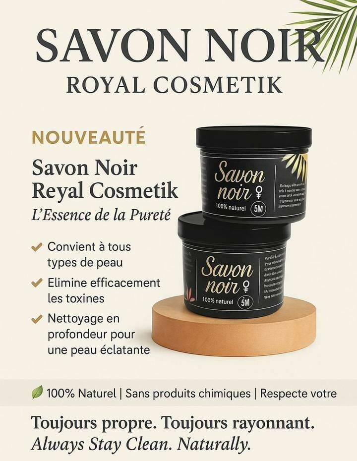 Savon Noir 100% Naturel