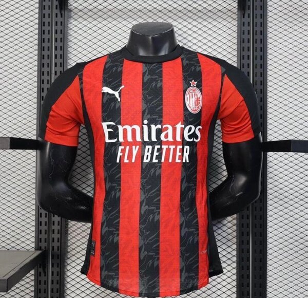 Maillot noir domicile Milan AC