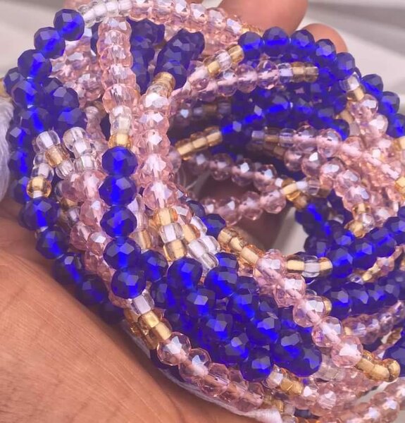 Quality crystal waist beads