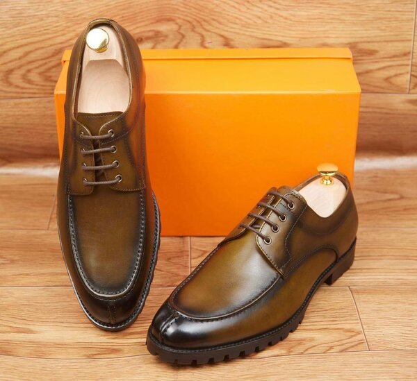 Chaussures Derby en cuir homme