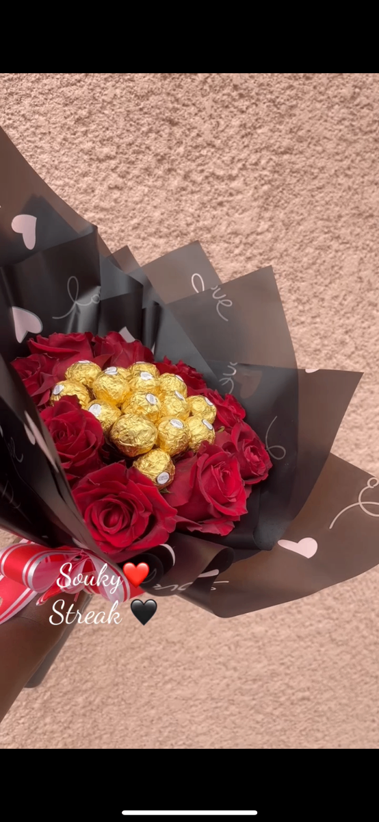 Bouquet de Roses et Chocolats