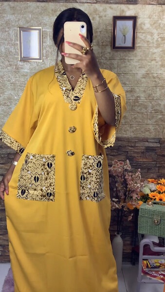 Tunique colorée en coton