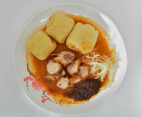 Plat de poisson épicé