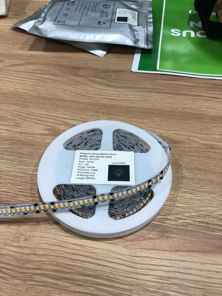 220V LED Strip Light 3000K, 4500K, 6000K