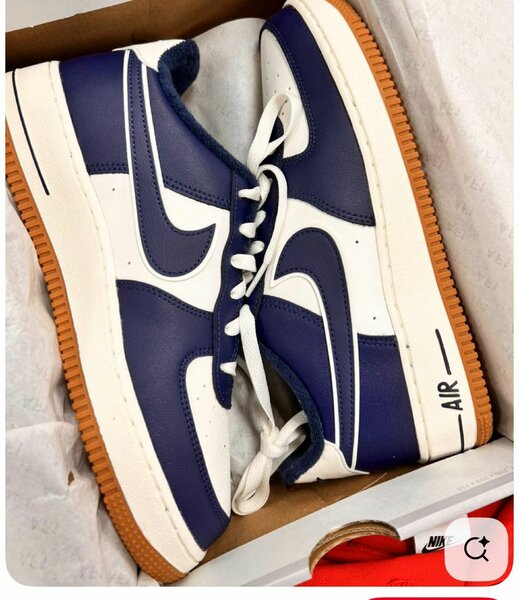 Baskets bleu-blanc Nike Air