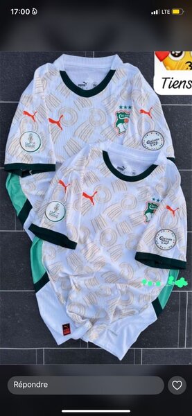 Maillot Côte d'Ivoire
