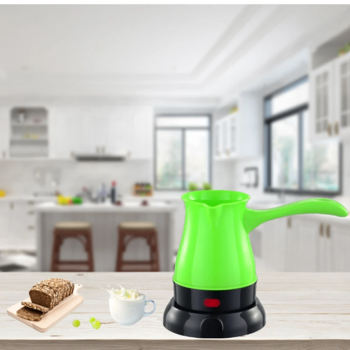 Cafetière électrique compacte verte