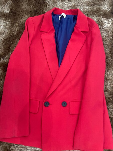 Veste Rouge Élégante Femme